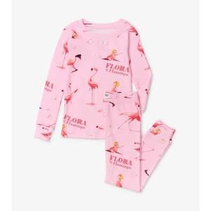 NEW BOOKS TO BED girl's flora and the flamingo pajamas in pink